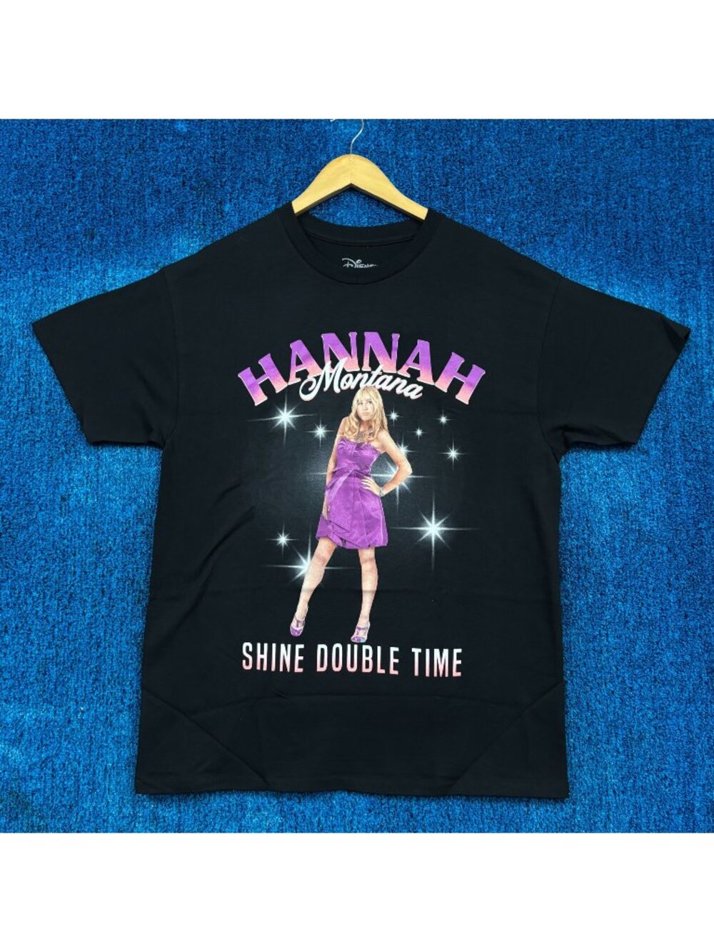 Disney Hannah Montana “Shine Double Time” Graphic T-Shirt Size L